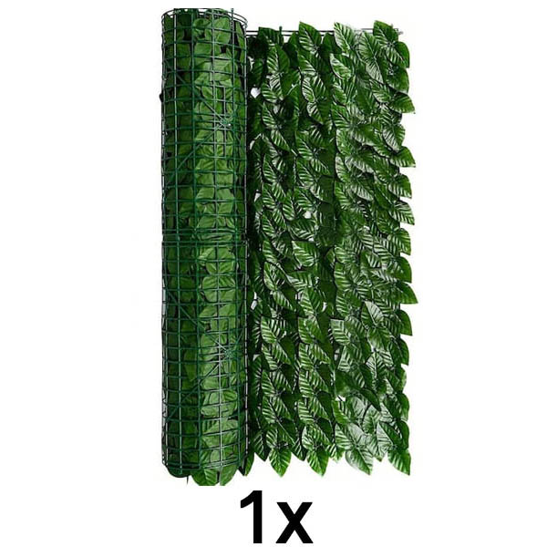 1x Panel ze sztucznych liści chroniący prywatność | LEAFPANEL