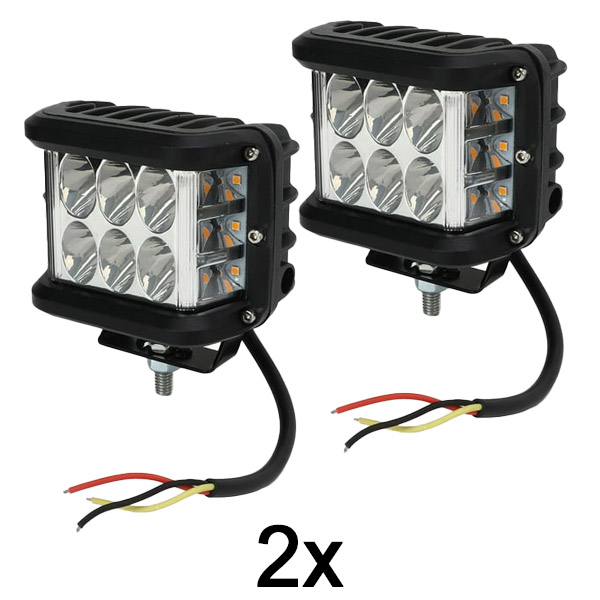 2x Najlepsze pojazdowe światła LED bezpieczeństwa | BOLTLIGHT